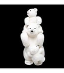 Générique Figurine Maman ET BÉBÉ Ours Polaire Blanc