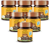 Sweet Freedom Rich and Delicious Plant Based Vegan Choc Pot Caramel Chocolate Spread, 250g, Pack of 6