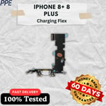 For Apple iPhone 8+ 8 Plus Charging Port Flex Replacement Grey 100% Genuine UK