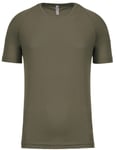 T-Shirt Sport - Running - Homme - Pa438 - Vert Olive