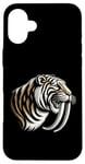 Coque pour iPhone 16 Plus Sabertooth Puissant Rugissement Épique