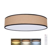 Solight WO8003-LED Himmennettävä valo BROWNIE LED/48W/230V 3000-6500K halkaisija 40cm+RC