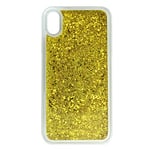 Babaco Phone Case For Iphone XR Liquid Glitter Effect, Gold