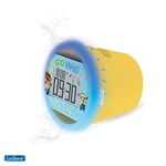 Lexibook- Minions Réveil Olfactif avec Radio, Capsule Parfum Banane Incluse, Jaune, CS100DES, 1,5 m