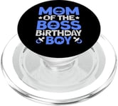 Tenue de fête d'anniversaire Mom Of The Boss Like A Boss Mom PopSockets PopGrip pour MagSafe