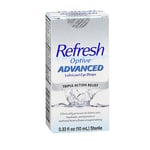 Optive Advanced Lubricant Eye Drops 0.33 Oz By Refresh