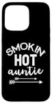 Coque pour iPhone 15 Pro Max Grunge Smoking Hot Auntie Femme Sexy Aunt