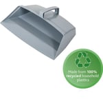 Addis Eco Range Closed Deep Dustpan with Handle - 100% Recycled Plastic - Grey