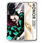 Cokitec Coque Renforcée pour Honor 200 5G Manga Demon Slayer Tanjiro