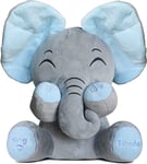 Peek A Boo Elephant Animated Talking Singing Elephant Plush Huggable Toy Baby