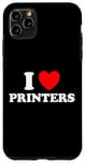 iPhone 11 Pro Max I Love Printers Funny Computer Cartridge Ink Paper Print Fan Case