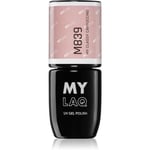 MYLAQ UV Gel Polish Gel neglelak Skygge My Classy Cappuccino 5 ml