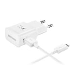 Samsung chargeur eP-tA10EWE eCB-dU4AWE blanc pour sM-g900F galaxy s5 2.0 câble de données uSB 1 bloc d'alimentation 2 a 2000 mAh,