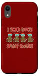 Coque pour iPhone XR Teacher Christmas - I teach smart cookies