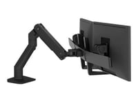 Ergotron Hx Desk Dual Monitor Arm Matte Black