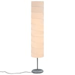 vidaXL Golvlampa med stativ 121 cm vit E27 Vit