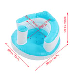 Inflatable Sofa Press Inflatable Baby Bath Stool Baby Learning Chair Infant HG