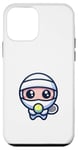 Coque pour iPhone 12 mini Squash mignon de jeu de court de tennis Ninja