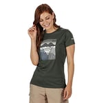 Regatta Fingal V - Short Sleeve Quick Dry Fabric Sport T-Shirt with Graphic Print T-Shirts/Polos/Vests Women