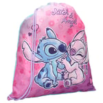 Stitch Et Angel Sac Gym Bag 44x36cm Officiel Disney Lilo & Stitch