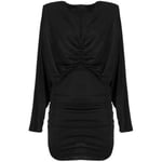 Robe Pinko  Robe courte noire rose en lurex