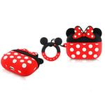 Derhom Airpods Pro 2 Case Funny Cute Cover Compatible for Apple Airpods Pro and Pro 2[Cartoon Series] (Minnie)