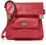 Bessie London, Sac en bandoulière femme, Rouge, Taille Unique