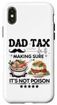 Coque pour iPhone X/XS Humour Citation Fête des Pères Cuisine Asiatique Fluffy Bao Buns Hot Pot