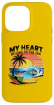 iPhone 14 Pro Max My Heart Belong To The Sea Beach Lifestyle Case