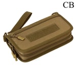 Tactical Handbag 6 inch phone Passport Travel Camo wallet Nylon Purse Molle bag