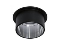 Paulmann Gil Coin, Utanpåliggande Spotlight, 1 Lampor, Led, 6 W, 2700 K, Svart, Borstat Järn