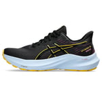 ASICS Women's GT-2000 12 GTX Sneaker, Black/Saffron, 4 UK