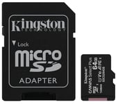 Kingston Canvas Select Plus 64GB microSD - With Adaptor