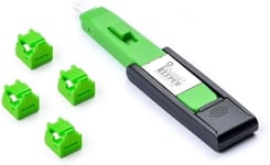 SmartKeeper ESSENTIAL / 4 x bloqueurs de port RJ11 avec 1 x Lock Key Mini/Vert