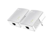 TP-Link TL-PA4010 KIT - - PowerLine adaptersats - - HomePlug AV (HPAV) - vägginsticksbar (paket om 2)