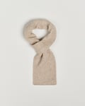 Piacenza Cashmere Short Loop Cashmere Scarf Light Beige