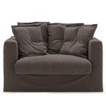 Le Grand Air Love Seat Lin, Truffle Brown, Truffle Brown