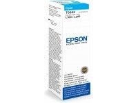 Epson T6642 - 70 Ml - Cyan - Original - Refill - För Epson L386  Ecotank Et-2600, 2650, L121, L1455  Ecotank Its L3050, L3060, L3070