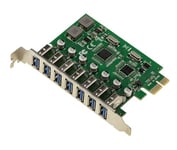 KALEA-INFORMATIQUE Carte PCI Express PCIe USB 3.0 7 Ports 5G A Auto alimentée et avec Double chipset NEC D720201 USB3