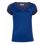 Babolat Womens Play Cap Sleeve Top - Estate Blue