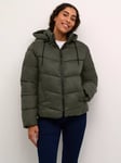 KAFFE Susanne Puffer Jacket, Forest Night