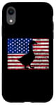 Coque pour iPhone XR Goose Vintage Farm Animal Patriotic Farmer