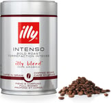 Illy Coffee, Intenso Coffee Beans, Dark Roast, 100% Arabica Coffee Beans, 250G
