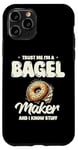 Coque pour iPhone 11 Pro Croyez-moi, je fabrique des bagels et je sais tout