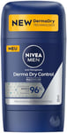 NIVEA MEN Derma Dry Control Déodorant anti-transpirant en stick pour homme Protection extrême 96h contre la transpiration avec technologie DermaDry (50 ml)