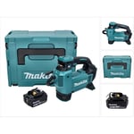 Makita - DMP181T1J Compresseur/Gonfleur sans fil 11,1 bar 18V + 1x Batterie 5,0 Ah + Coffret Makpac - sans chargeur