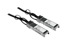 StarTech.com Cisco SFP-H10GB-CU1M Compatible 1m 10G SFP+ to SFP+ Direct Attach Cable Twinax, 10GbE SFP+ Copper DAC 10Gbps Low Power Passive Transceiver Module DAC, Cisco Firepower ASR920 - Lifetime Warranty (SFPCMM1M) - direkte påsætning-kabel - 1 m