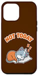 iPhone 12 Pro Max Not Today Cute Kawaii Cat Sleeping Official Sleep Outfit Case