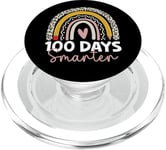 100 Days Smarter Teacher Rainbow, 100e journée d'école PopSockets PopGrip pour MagSafe