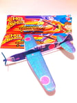 1x Hot Shot 21cm Propeller Fighter Glider ~ Classic Retro Toy Novelty Gift NEW